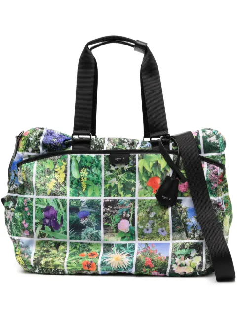 agnès b.  floral-print holdall
