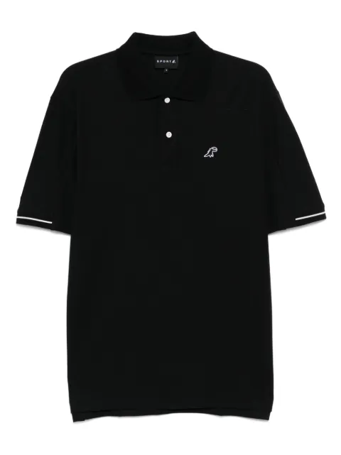 SPORT b. by agnès b.  dino-embroidered polo shirt