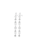 agnès b. crystal earrings - Silver