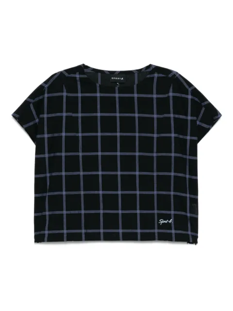 SPORT b. by agnès b.  checked top