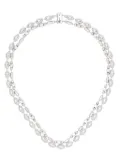 agnès b. crystal necklace - Silver