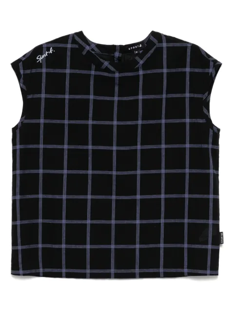 SPORT b. by agnès b.  checked tank top