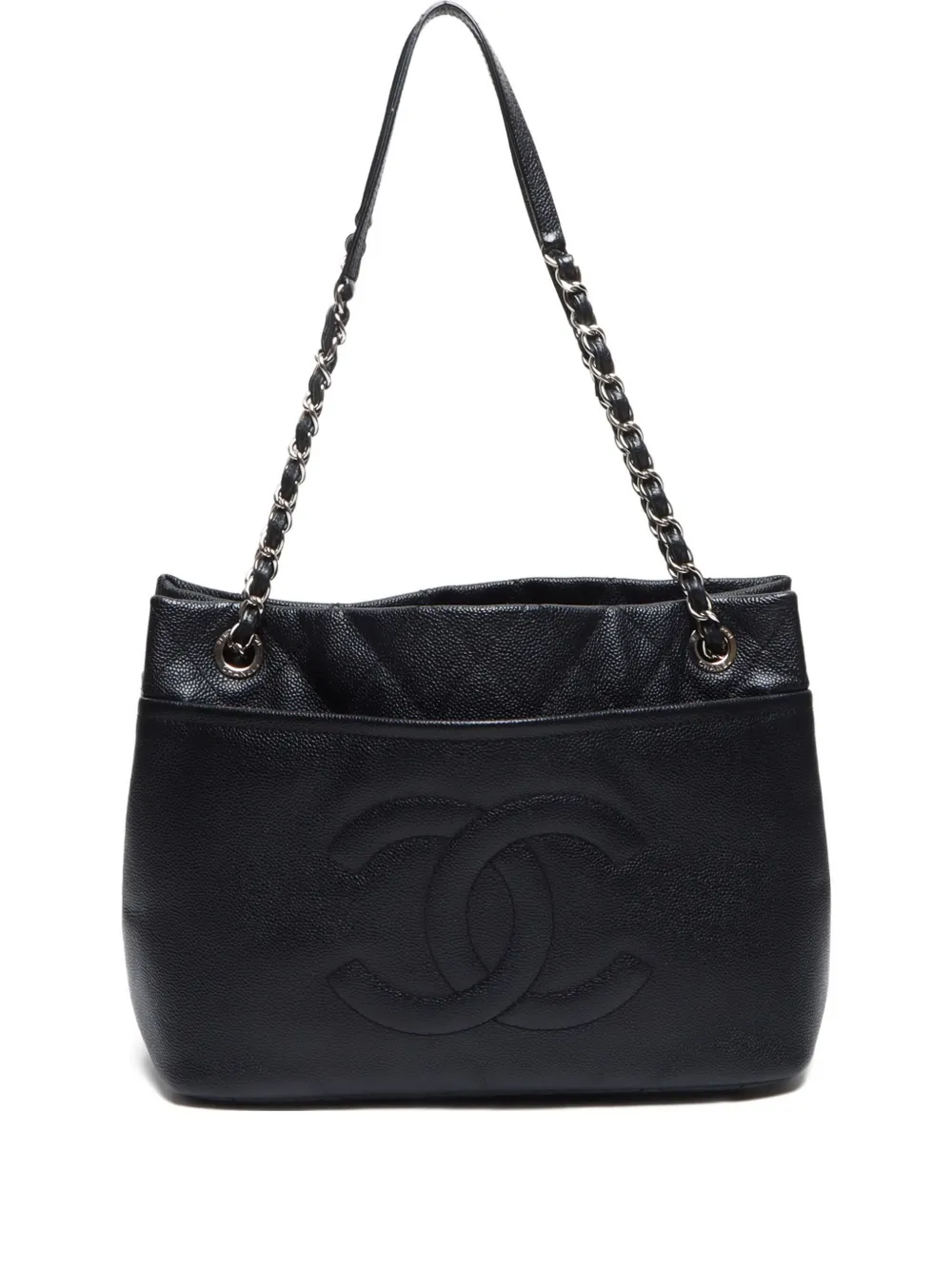 CHANEL - 【正規品】CHANEL ボーダー ショルダーバッグ チェーン