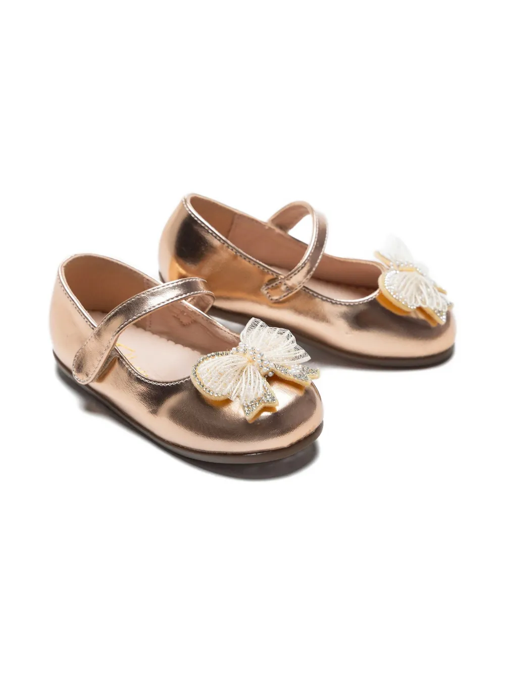 Tulleen Charlotte ballerina's Goud