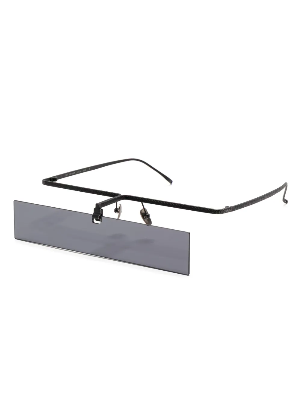 Uma Wang x Rigards The Visor sunglasses - Zwart