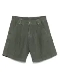 Costumein linen shorts - Green
