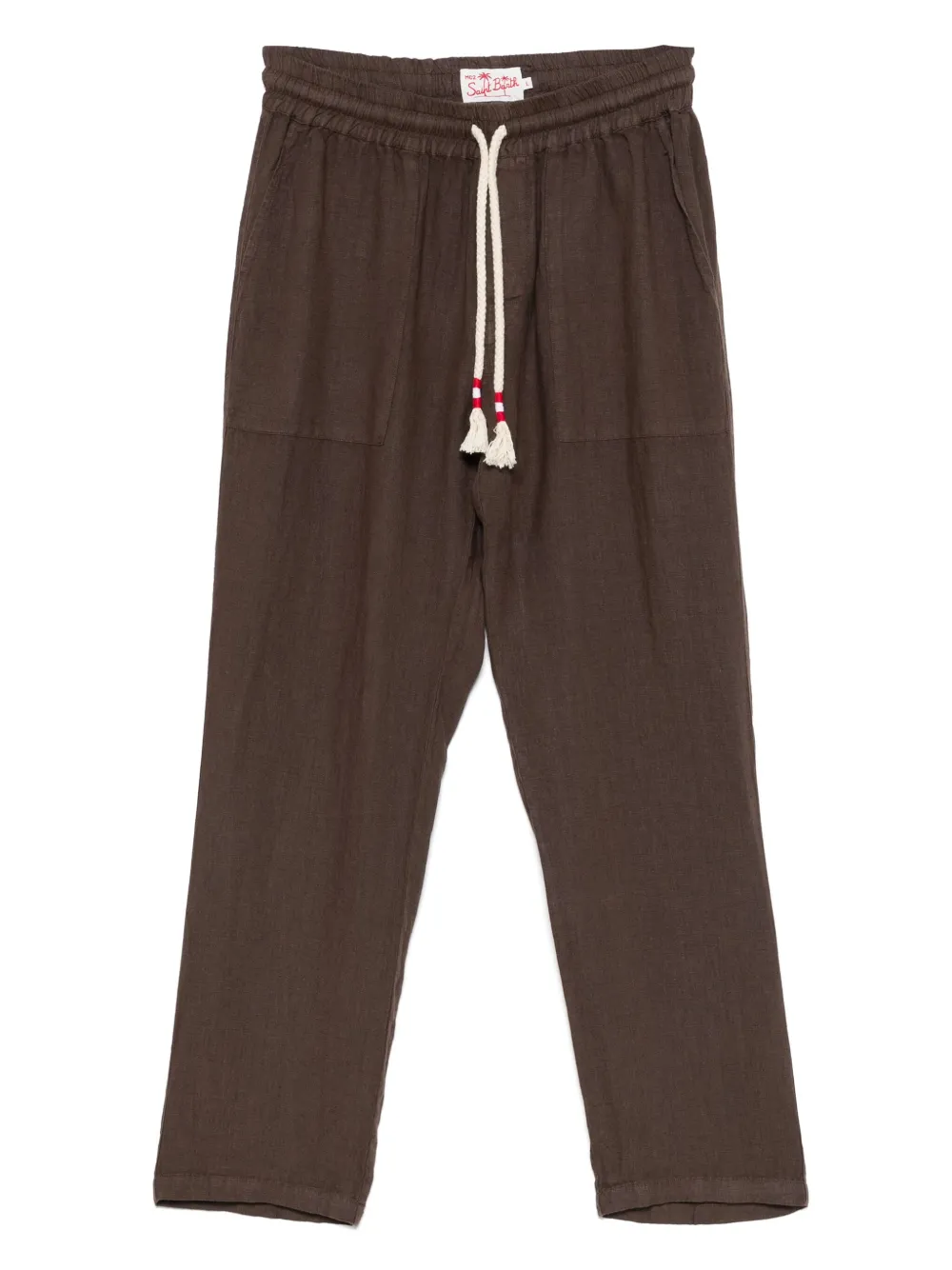 MC2 Saint Barth linen trousers | Brown | Image 1