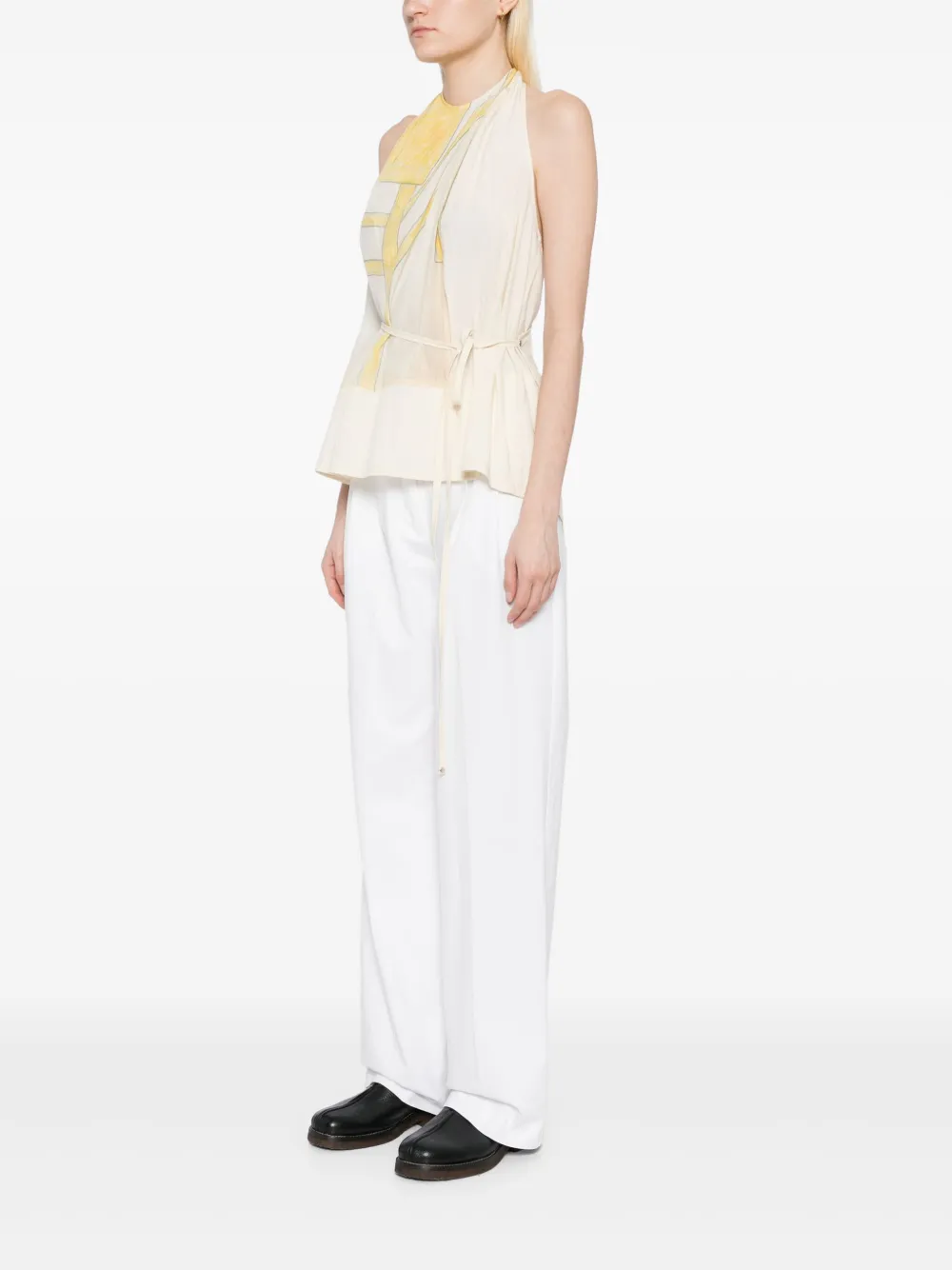 LEMAIRE Philippe Weisbecker Apron top Beige