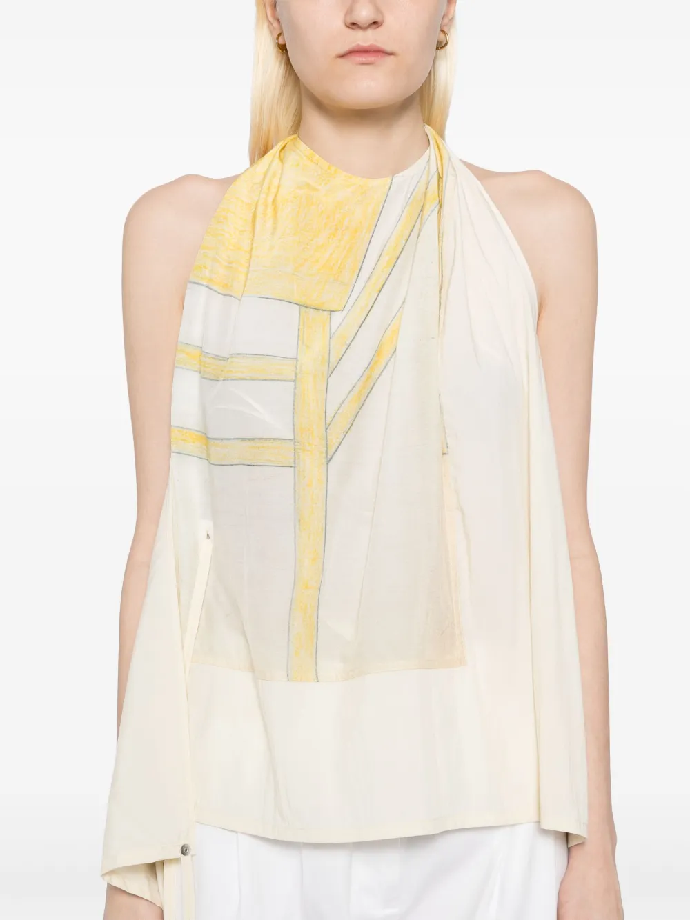 LEMAIRE Philippe Weisbecker Apron top Beige