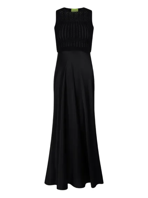 Shanghai Tang vestido midi de satén