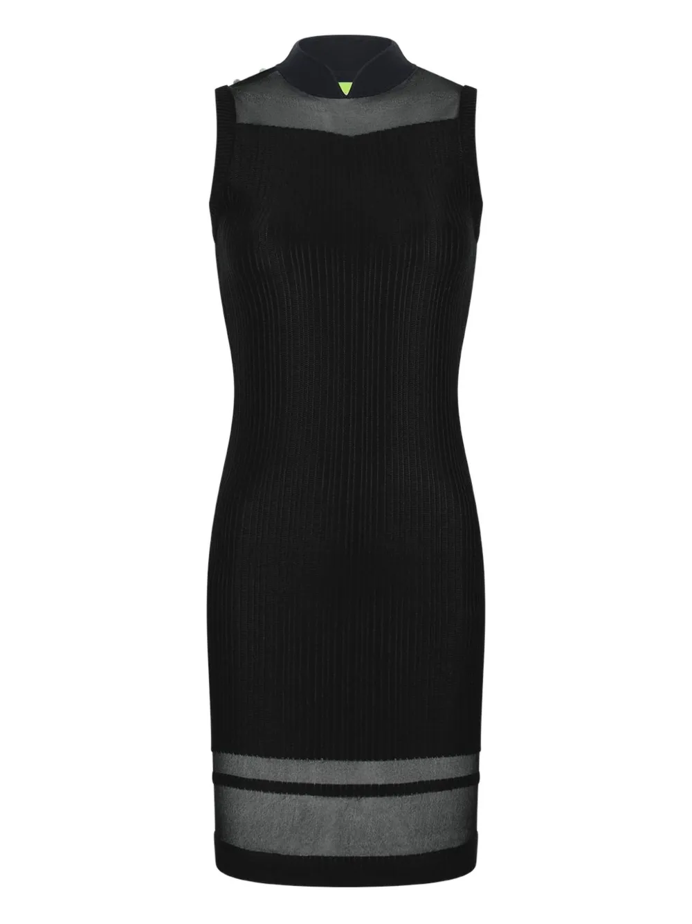 Shanghai Tang robe courte en mesh | noir | Image 1