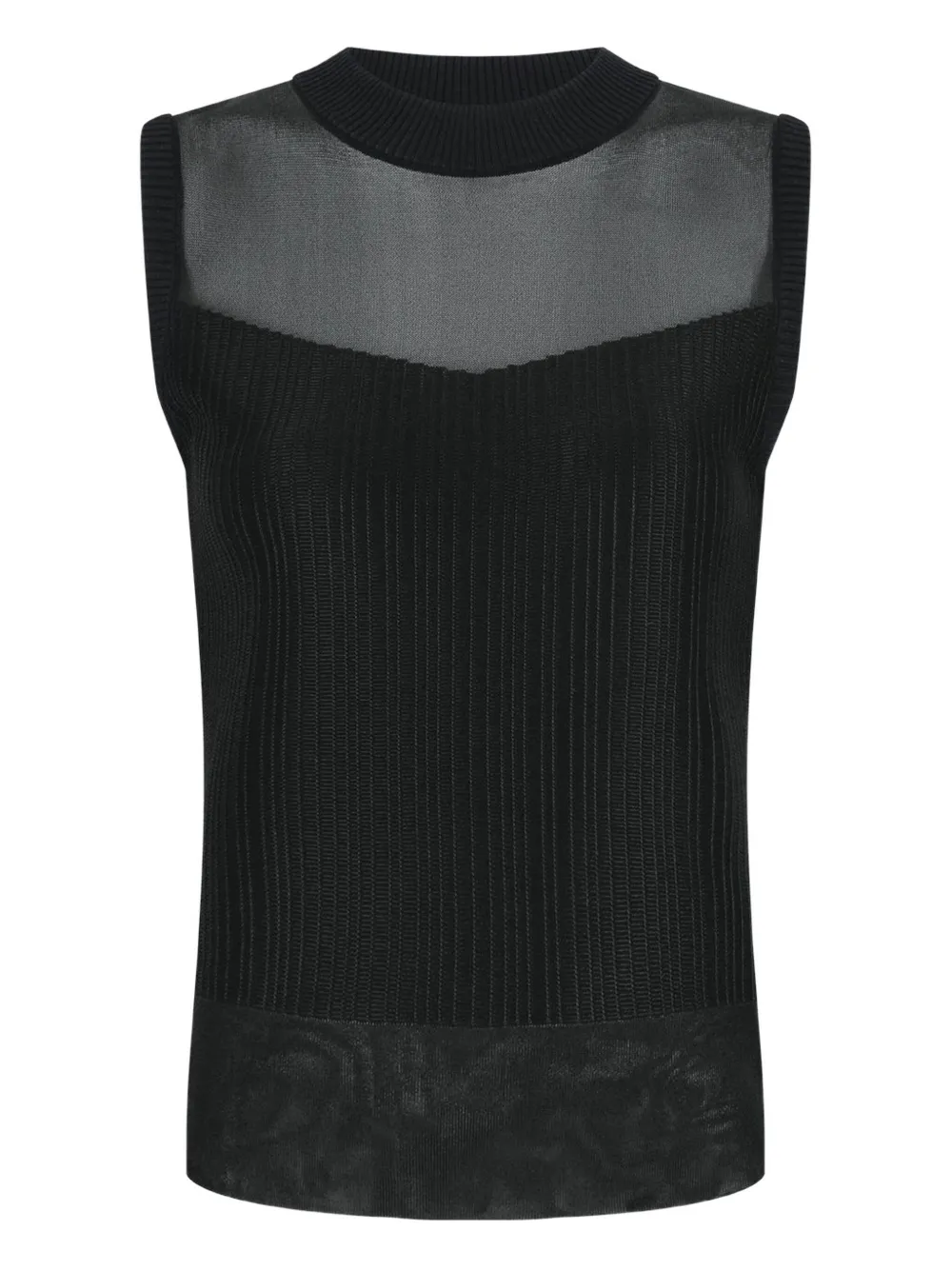 Shanghai Tang Trägershirt Aus Mesh