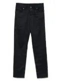 Zegna logo-patch trousers - Blue