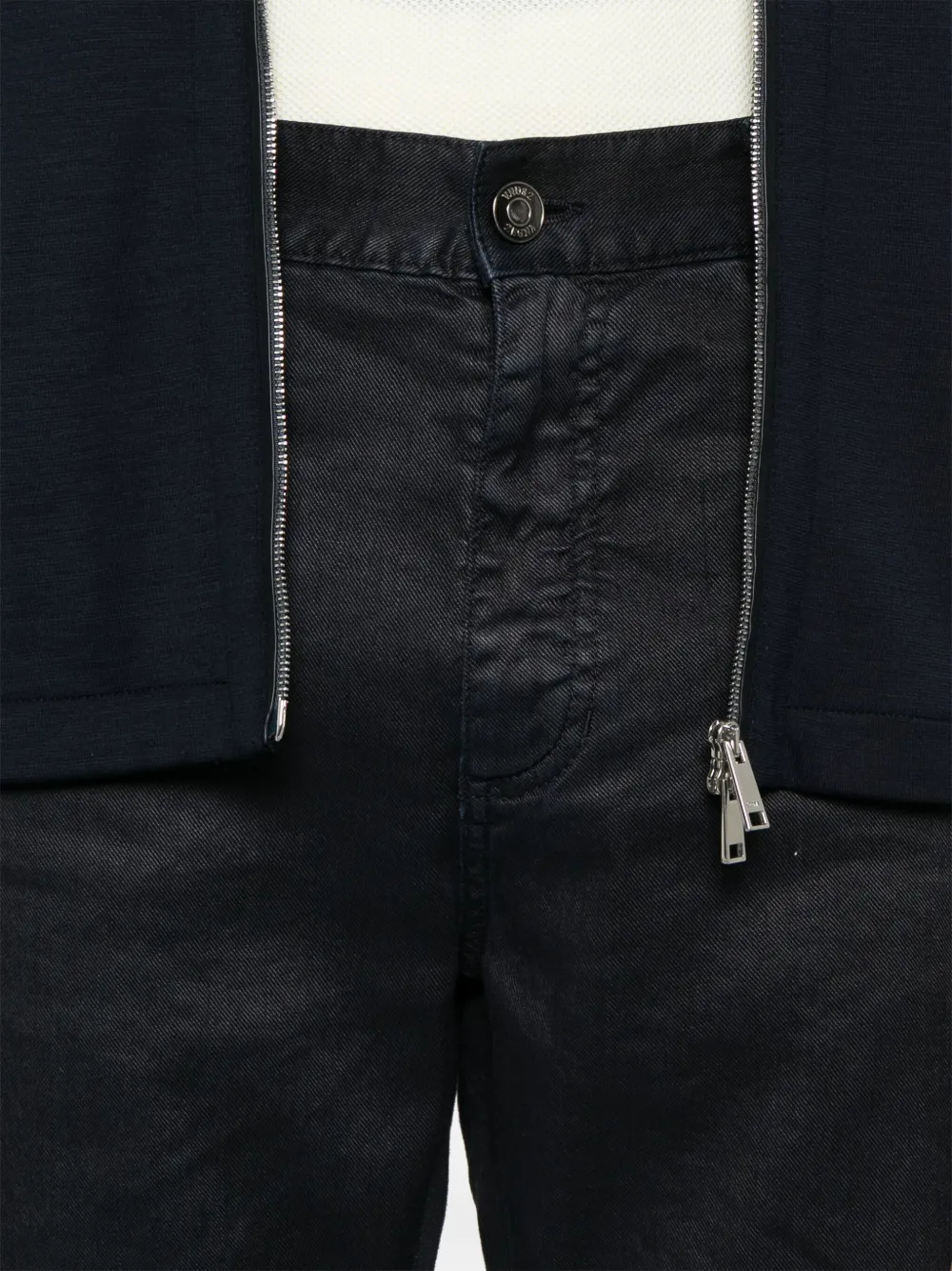 Zegna Broek met logopatch Blauw
