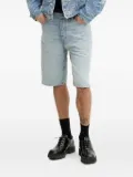 HUGO logo-patch denim shorts - 449