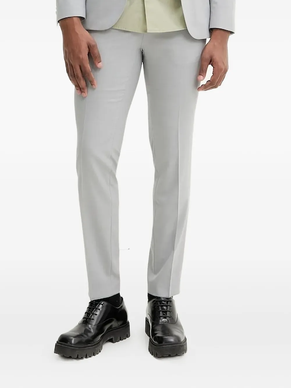 HUGO Straight broek Grijs