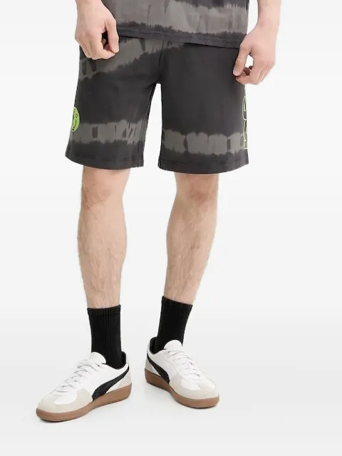 HUGO tie-dye logo shorts