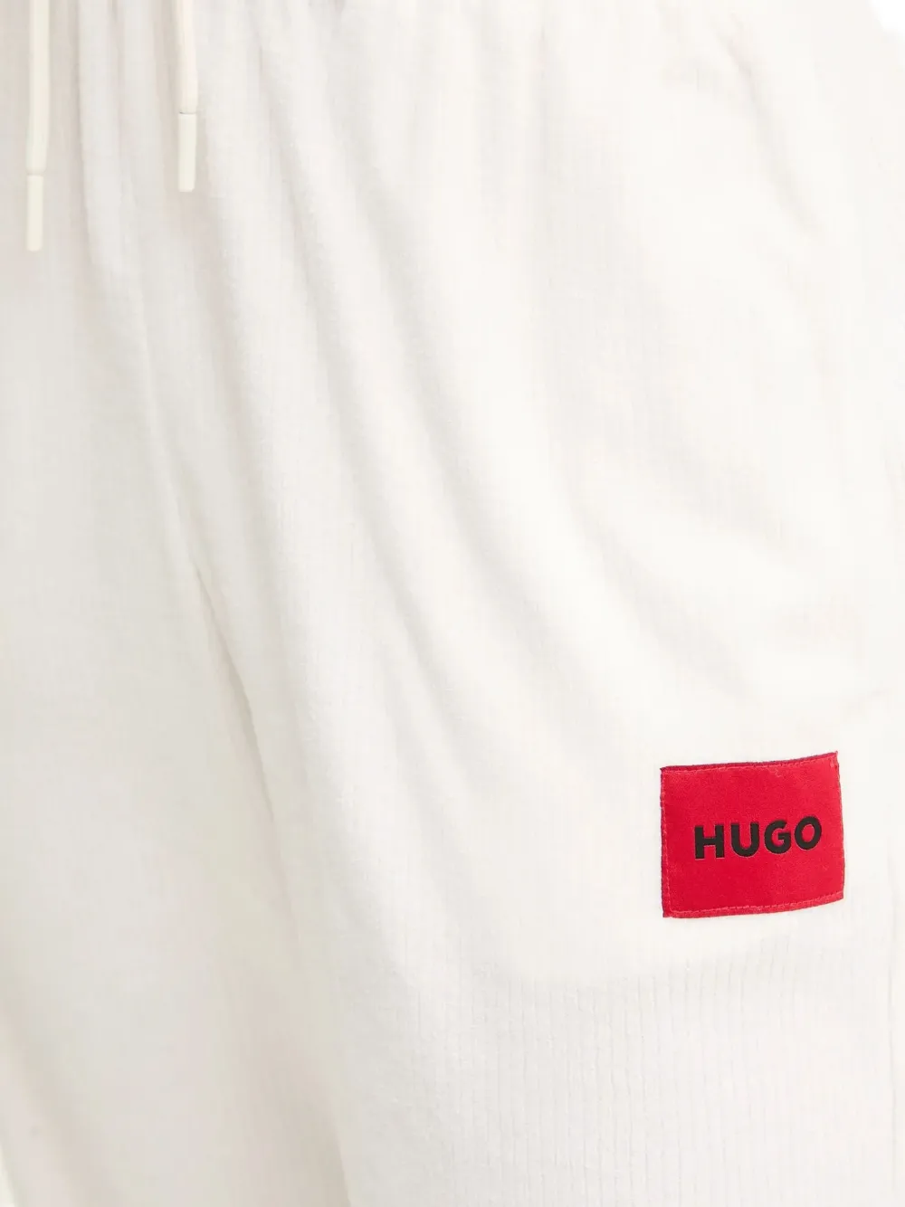 HUGO Trainingsbroek met logopatch Wit
