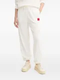 HUGO logo-patch track pants - White