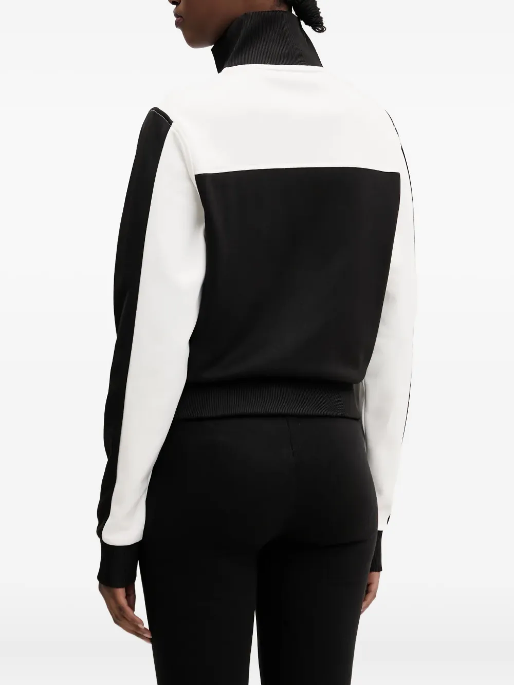 HUGO Sweater met colourblocking Zwart