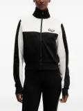 HUGO colour-block zip-up sweatshirt - Black