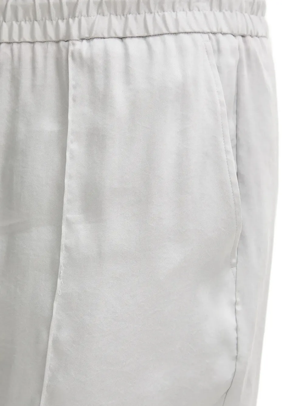 Hugo Boss Elasticated Side-pockets Shorts In White