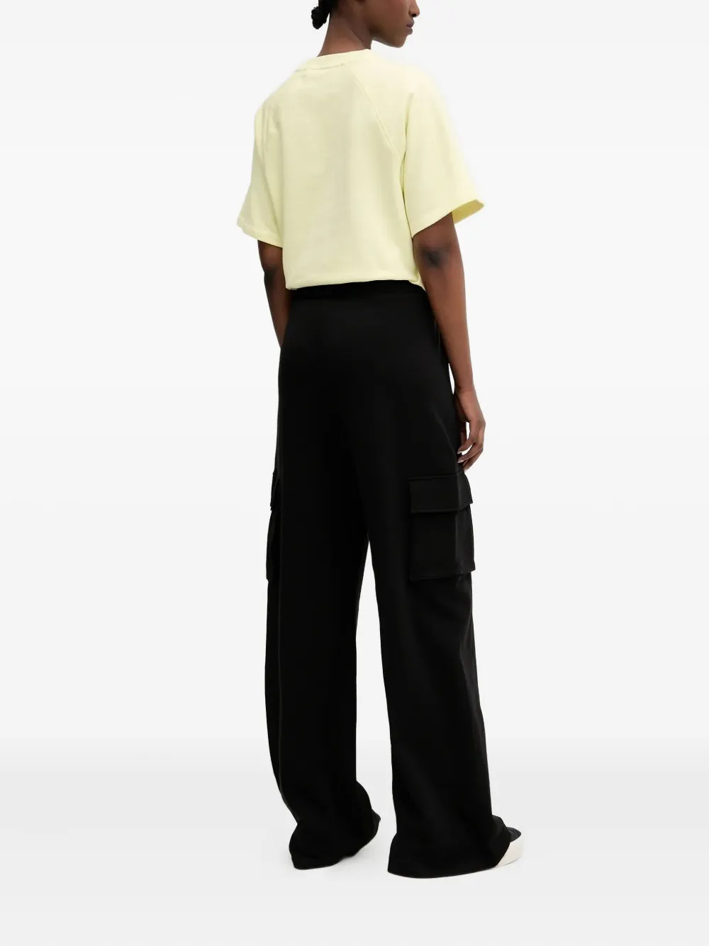 HUGO cargo-pocket drawstring trousers - Zwart