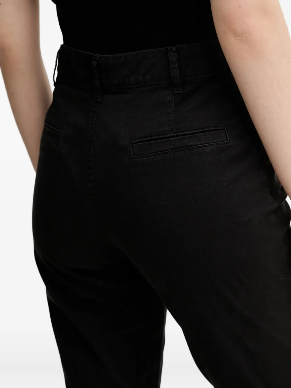 Hugo Boss Flared Trousers In Black