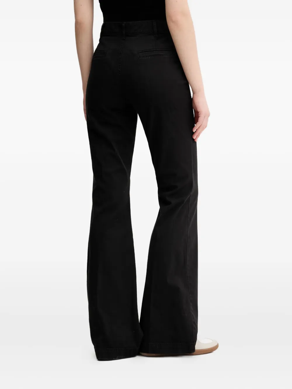 Hugo Boss Flared Trousers In Black
