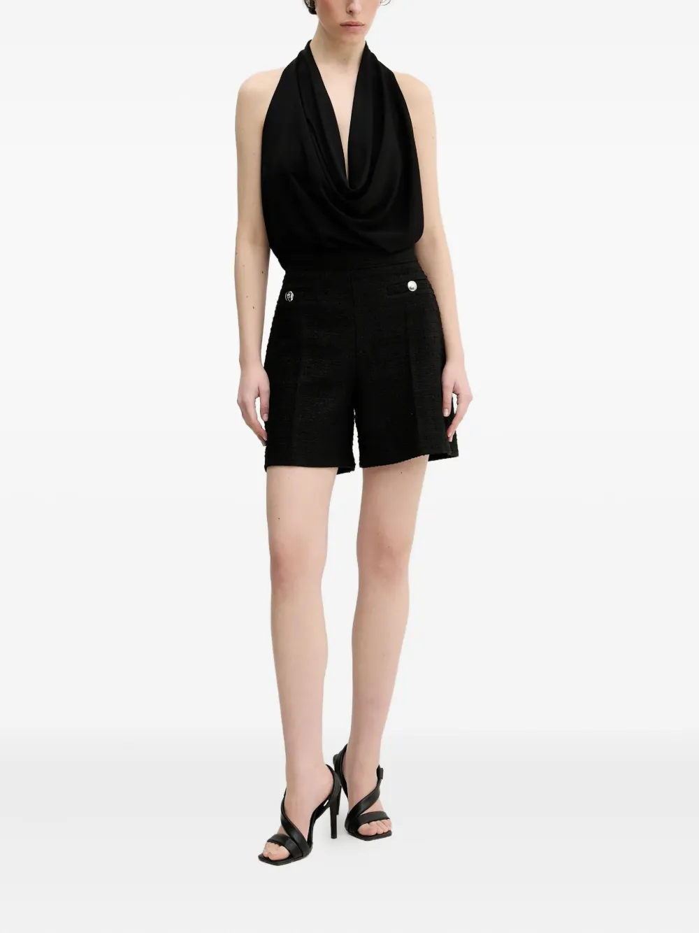 HUGO tweed-texture shorts | Tailored Shorts | Image 2
