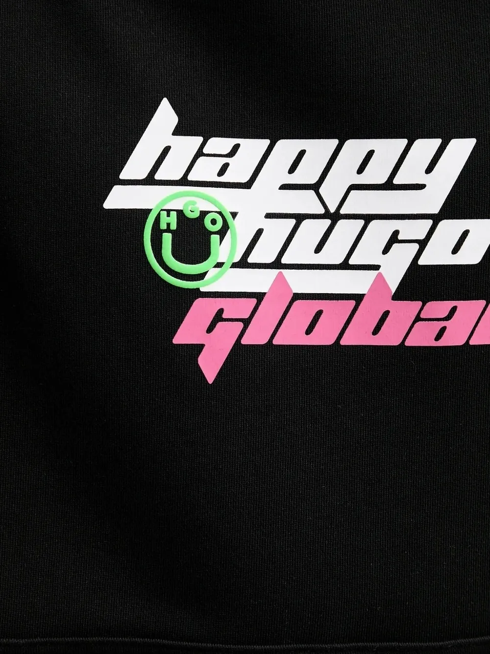 HUGO Hoodie met print Zwart