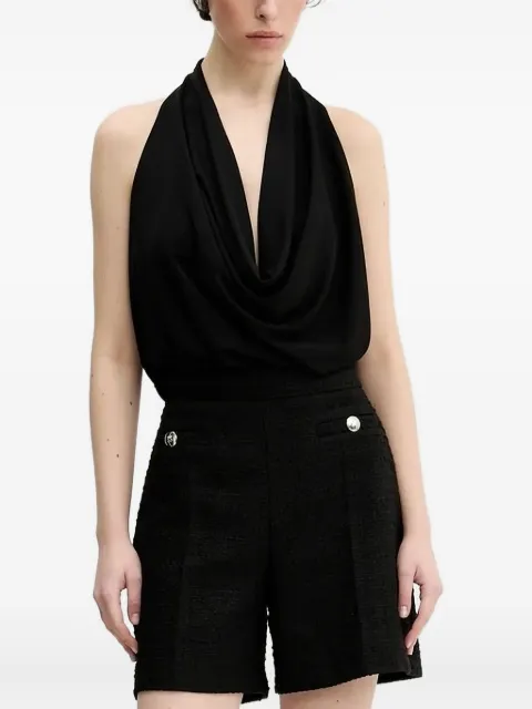 HUGO cowl-neck sleeveless top