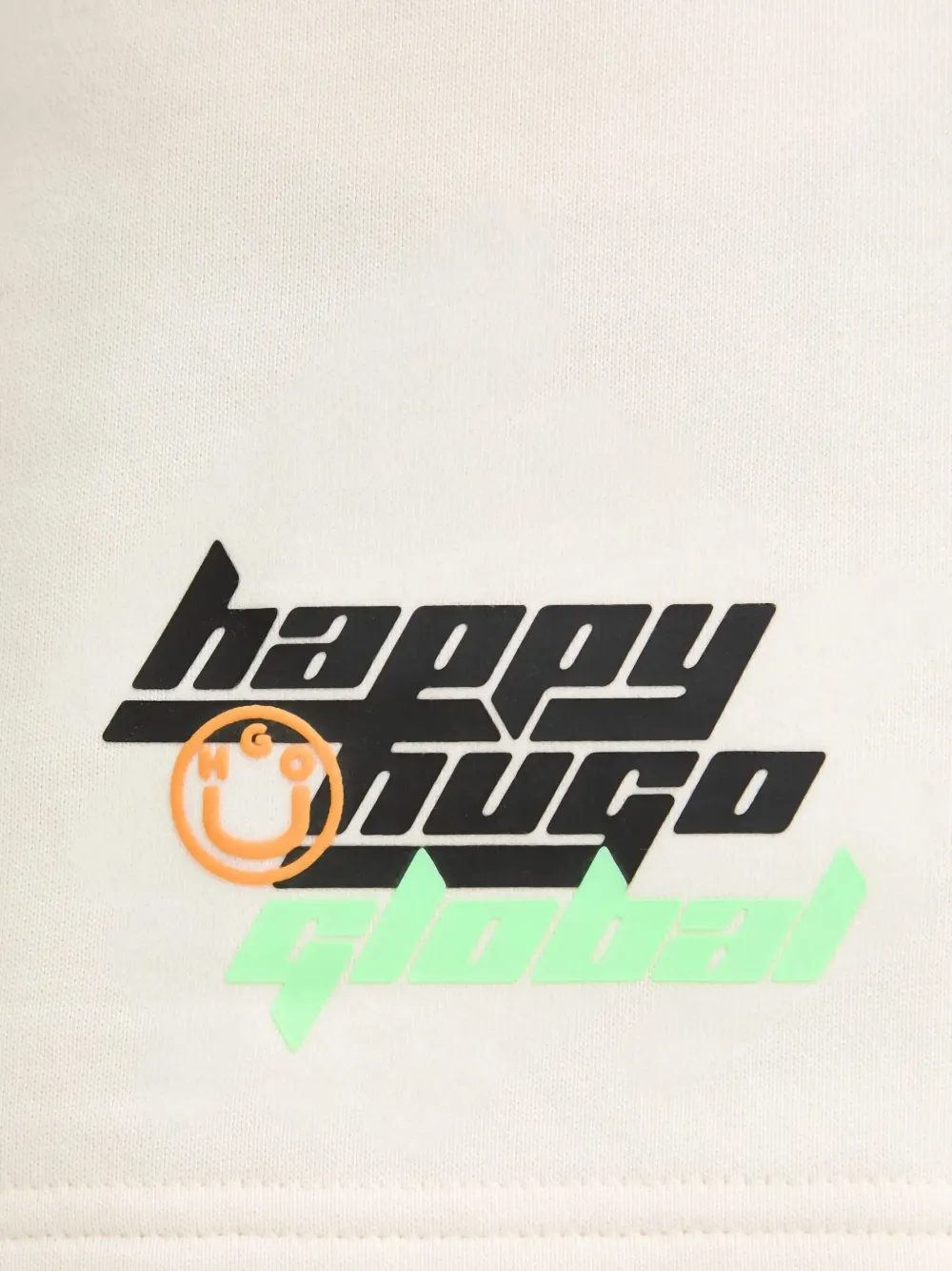 HUGO Trainingsshorts met logoprint Wit