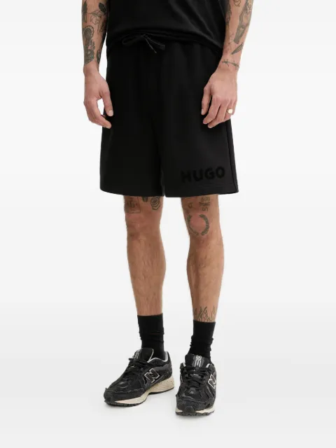 HUGO logo-detail drawstring shorts
