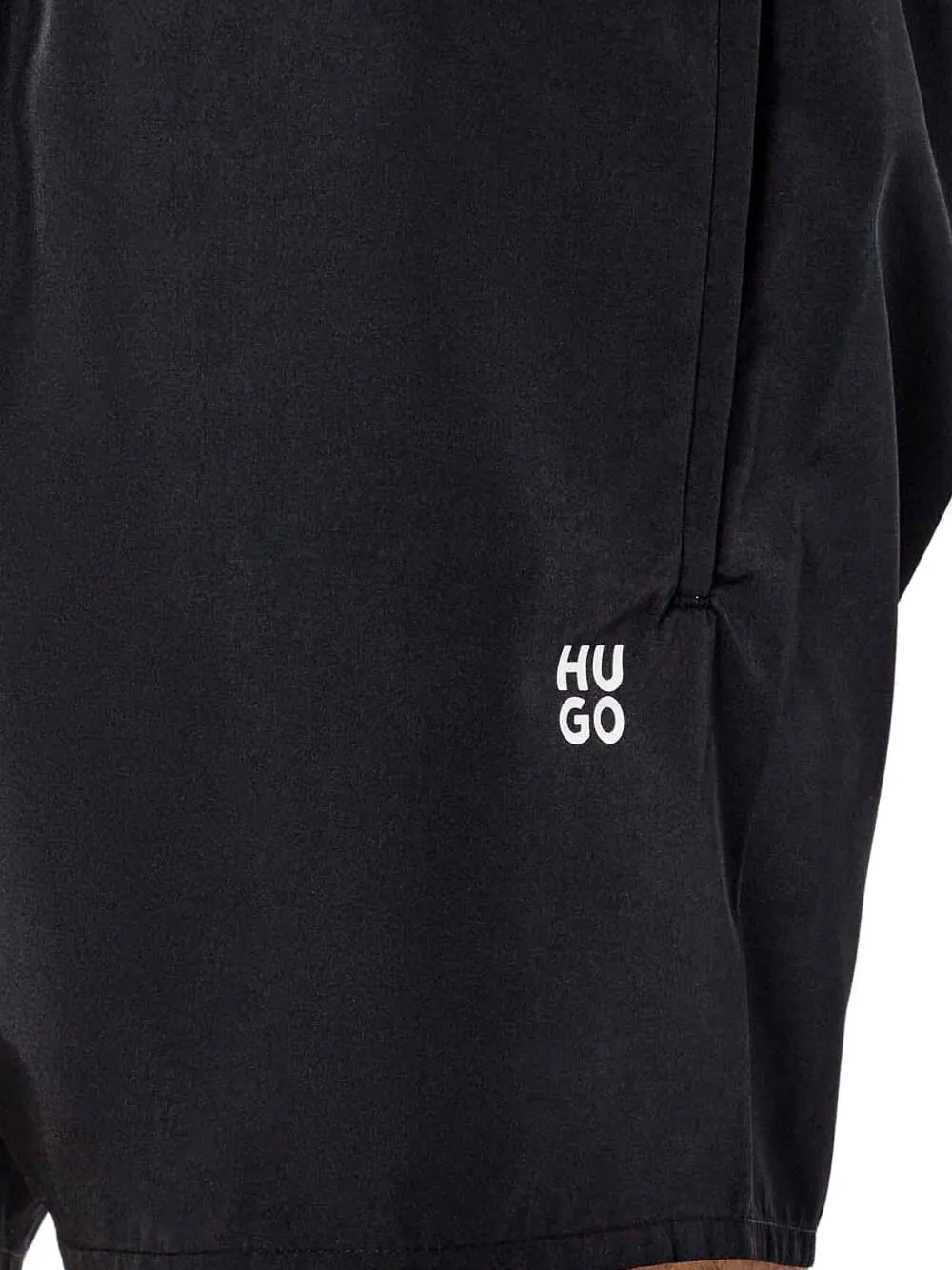 HUGO Zwembroek met trekkoord Zwart