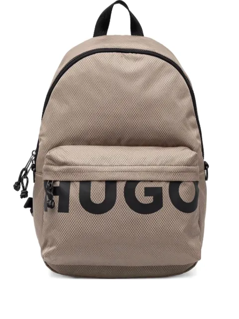 HUGO logo-printed backpack