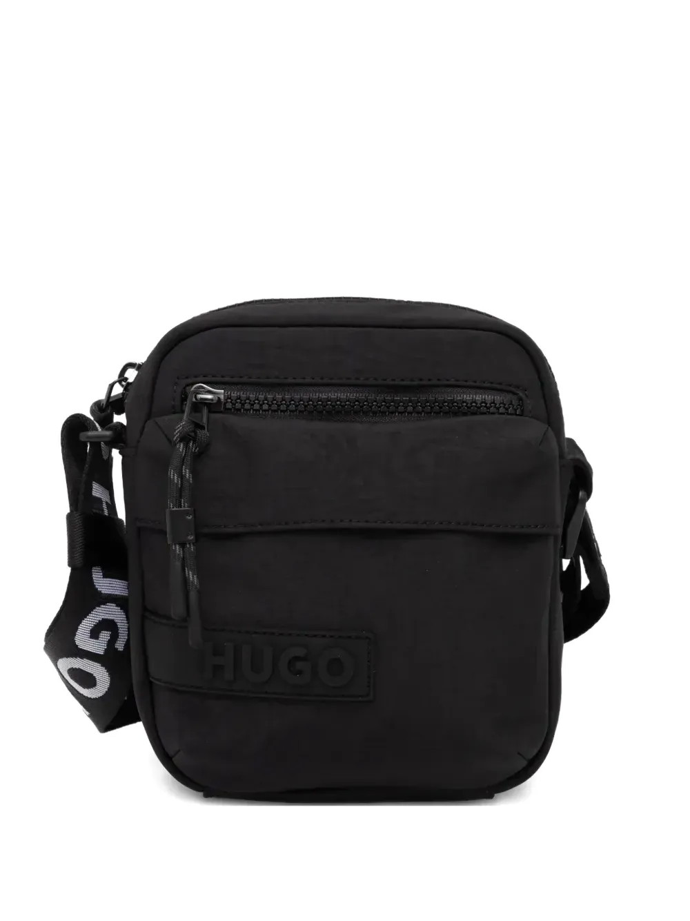 HUGO logo-detail crossbody bag | Black | Image 1