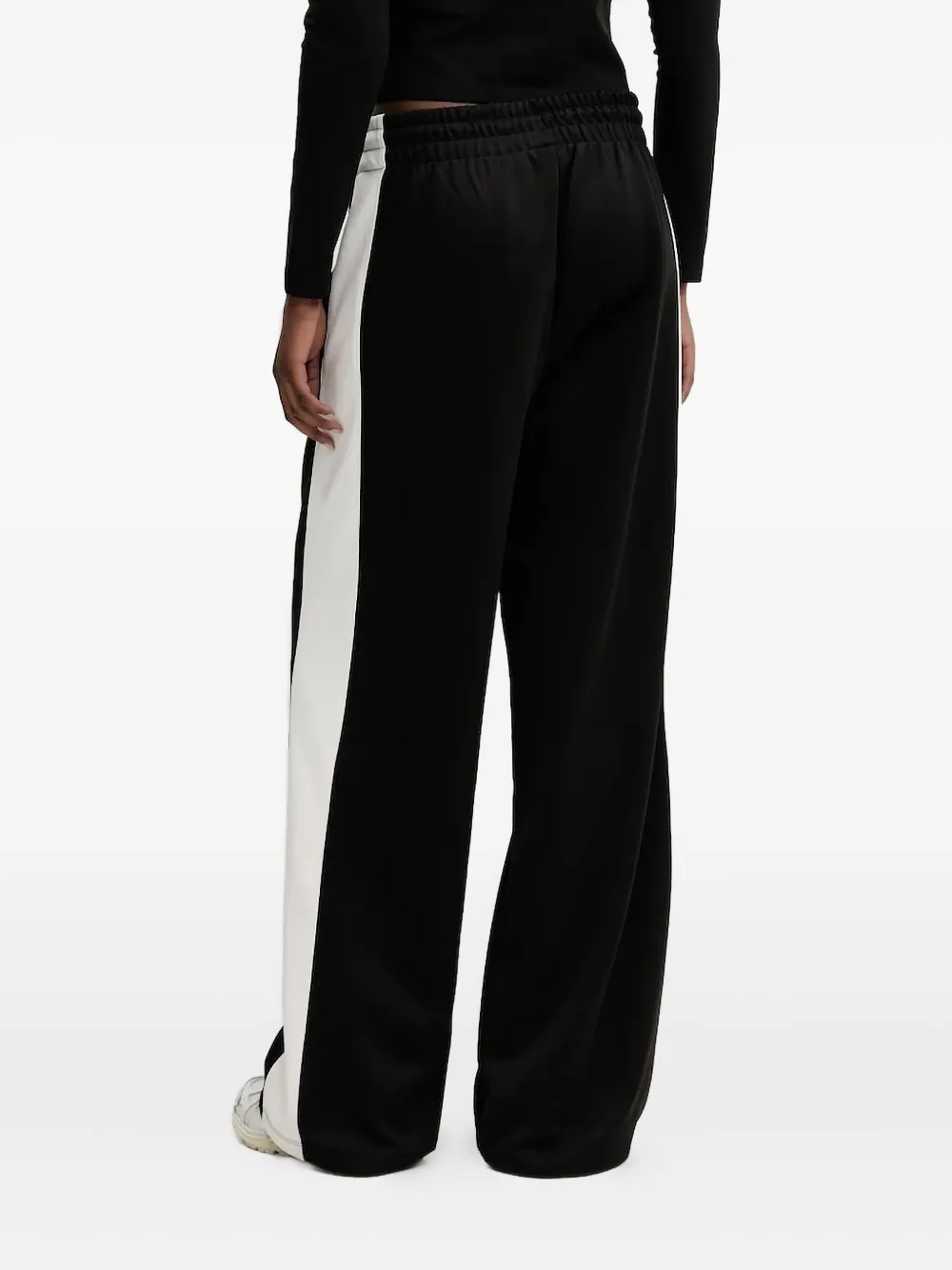 HUGO panelled drawstring sweatpants Zwart