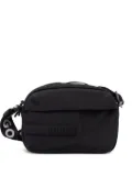 HUGO logo-embossed messenger bag - Black