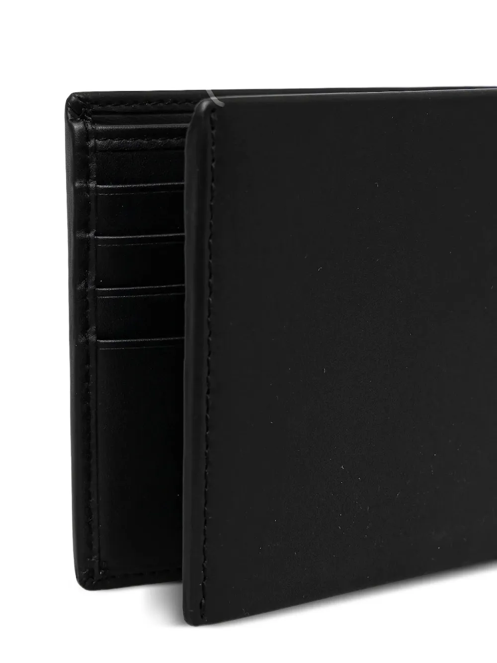 Hugo Boss Zip-fastening Leather Wallet In Black