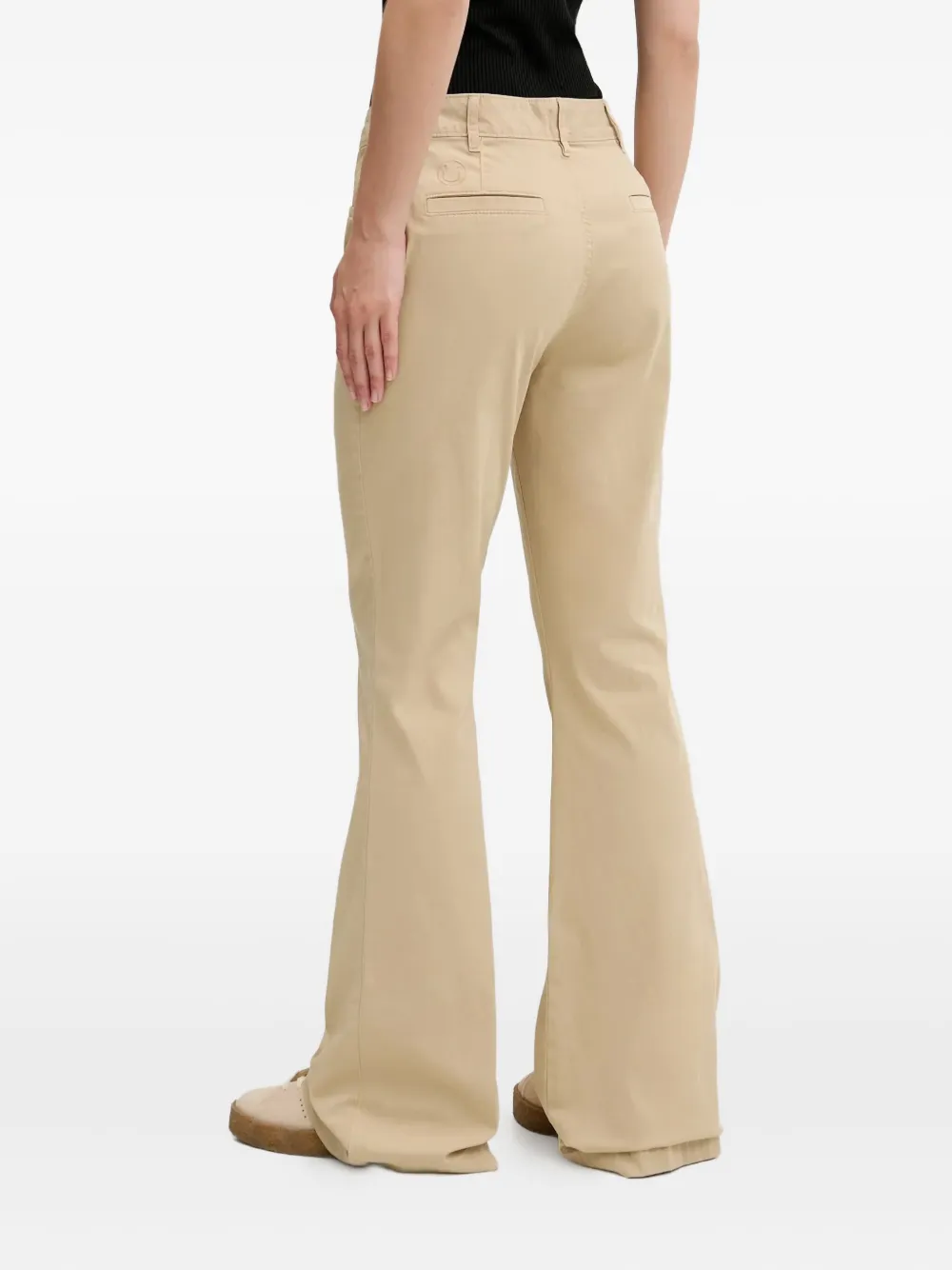 Hugo Boss Flared Jeans In Neutral