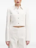 HUGO tweed shirt jacket - White