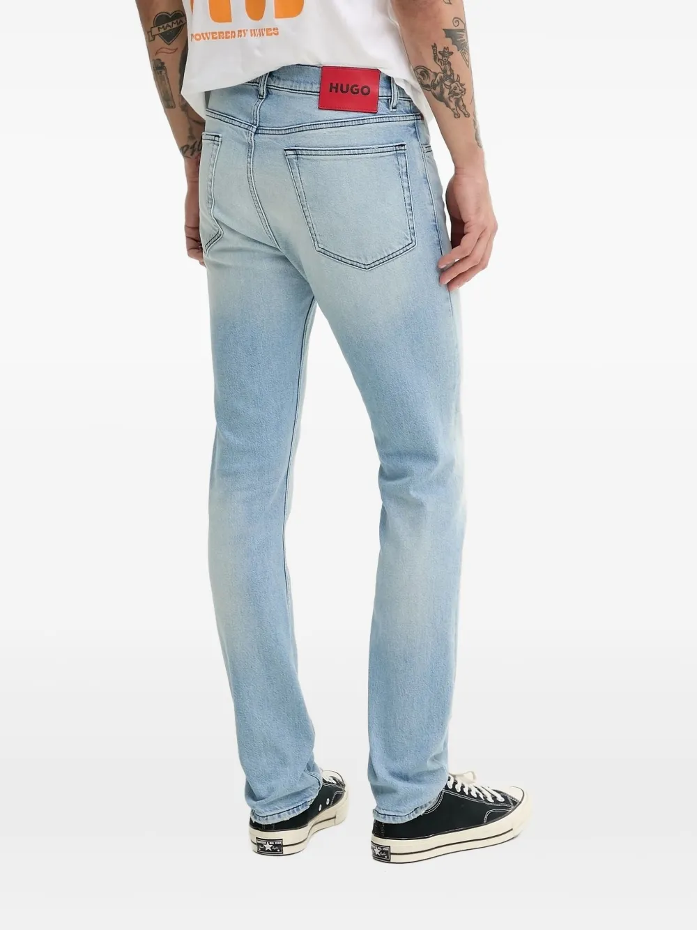HUGO light-wash jeans - Blauw