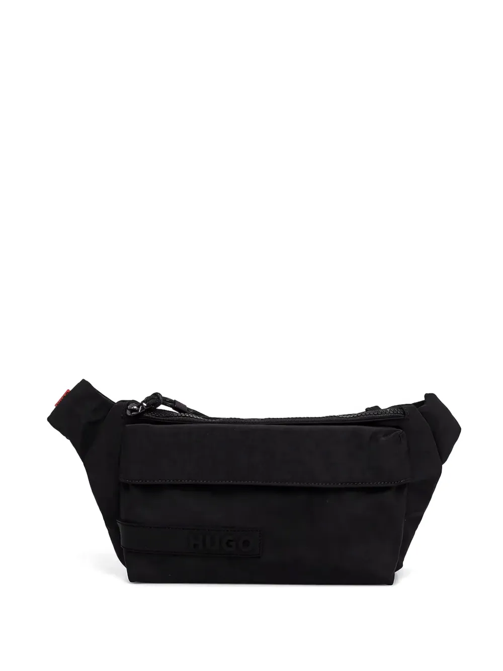 HUGO logo-patch belt bag | Black | Image 1