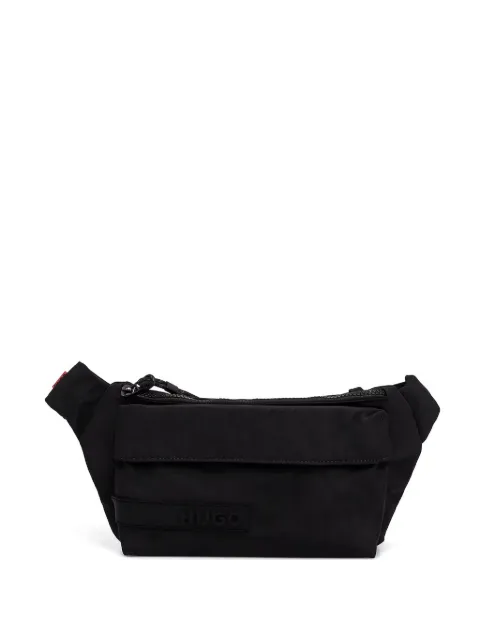 HUGO logo-patch belt bag