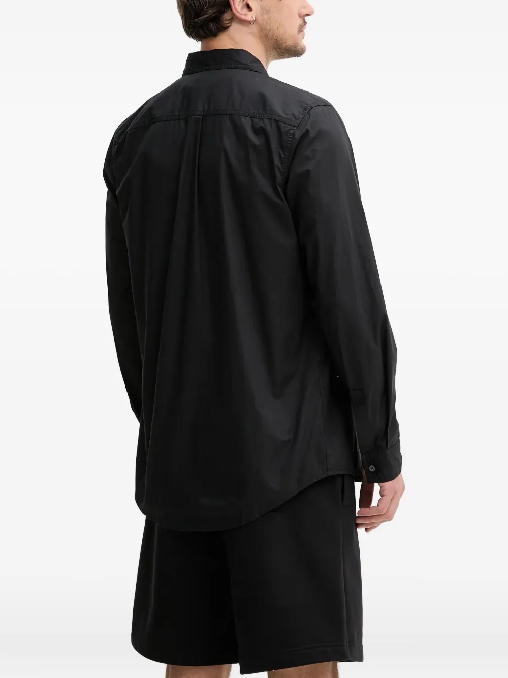 HUGO Overhemd met geborduurd logo Zwart