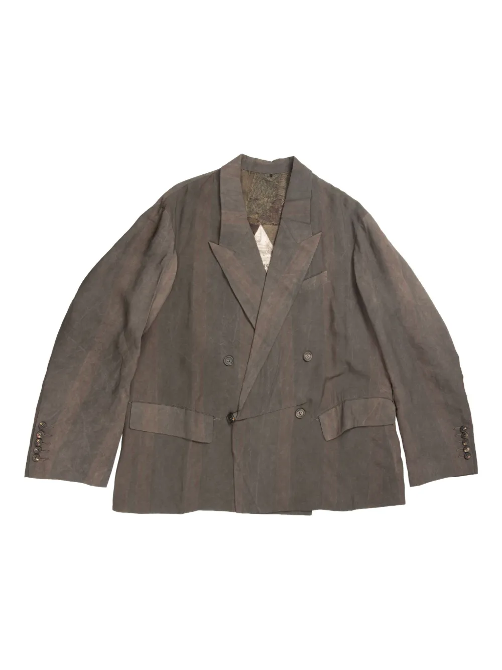 Ziggy Chen double-breasted blazer | Grey | Image 1