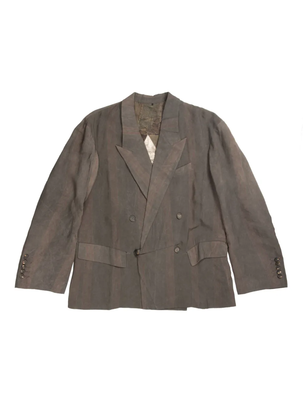 Ziggy Chen double-breasted blazer | Grey | Image 1