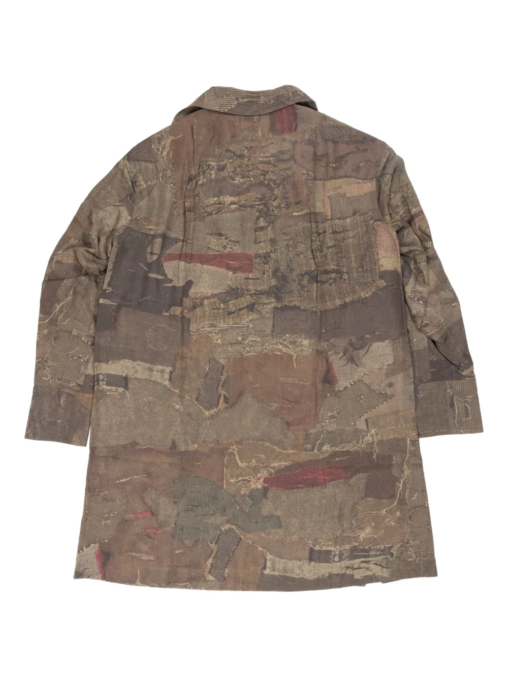 Ziggy Chen digital-print shirt - Bruin