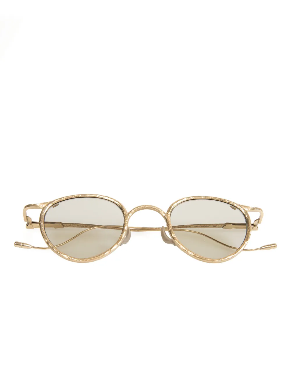 Ziggy Chen hammered sunglasses | Gold | Image 1